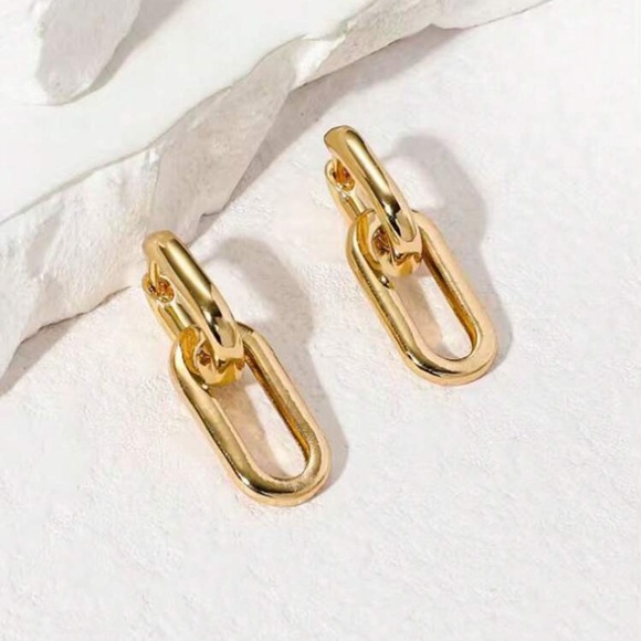 New chain drop earring - Picture 4 of 4